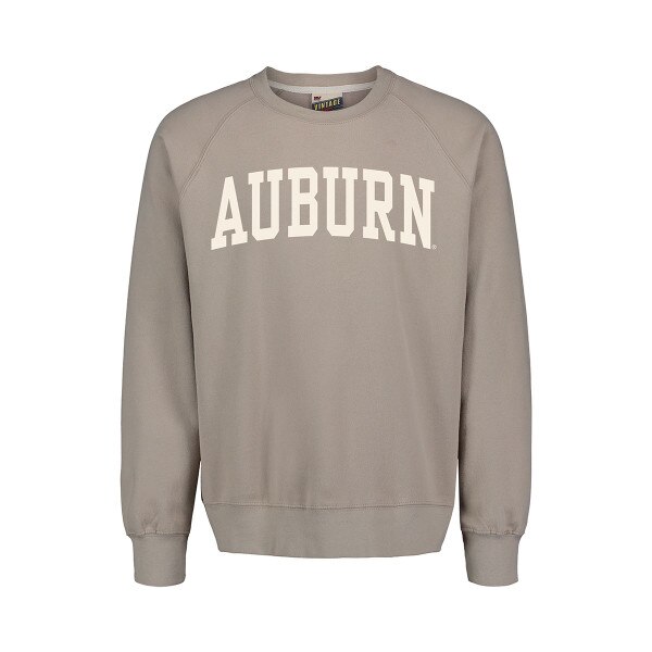 Tan Auburn Arch Fleece Crew